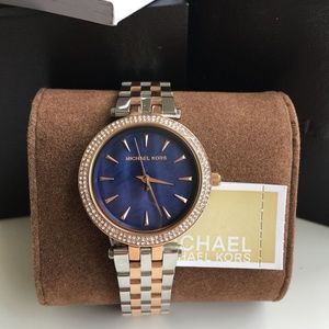 New Michael Kors Darci Blue Watch Mk365 